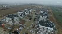lublin- aktualności z budowy / osiedle marina wideo z drona listopad 2018